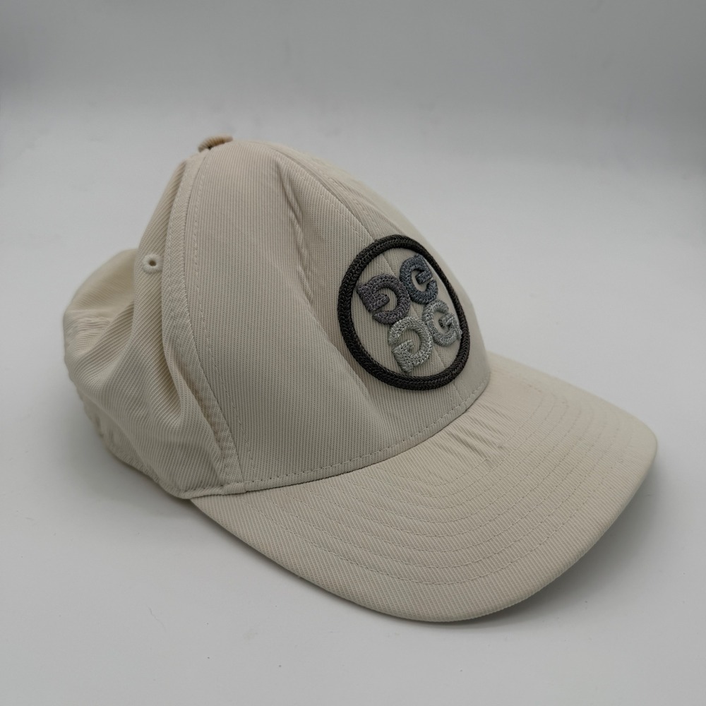 G/FORE Circle Gs Golf Hat Sand Beige Snapback Yupoong 110 Flexfit Tech Cap Mens